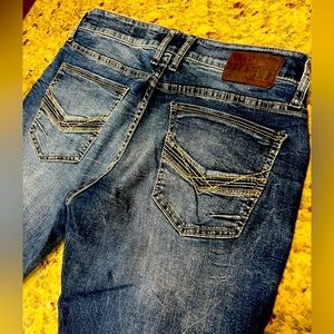 Mens BKE Buckle Jake Straight leg 32R